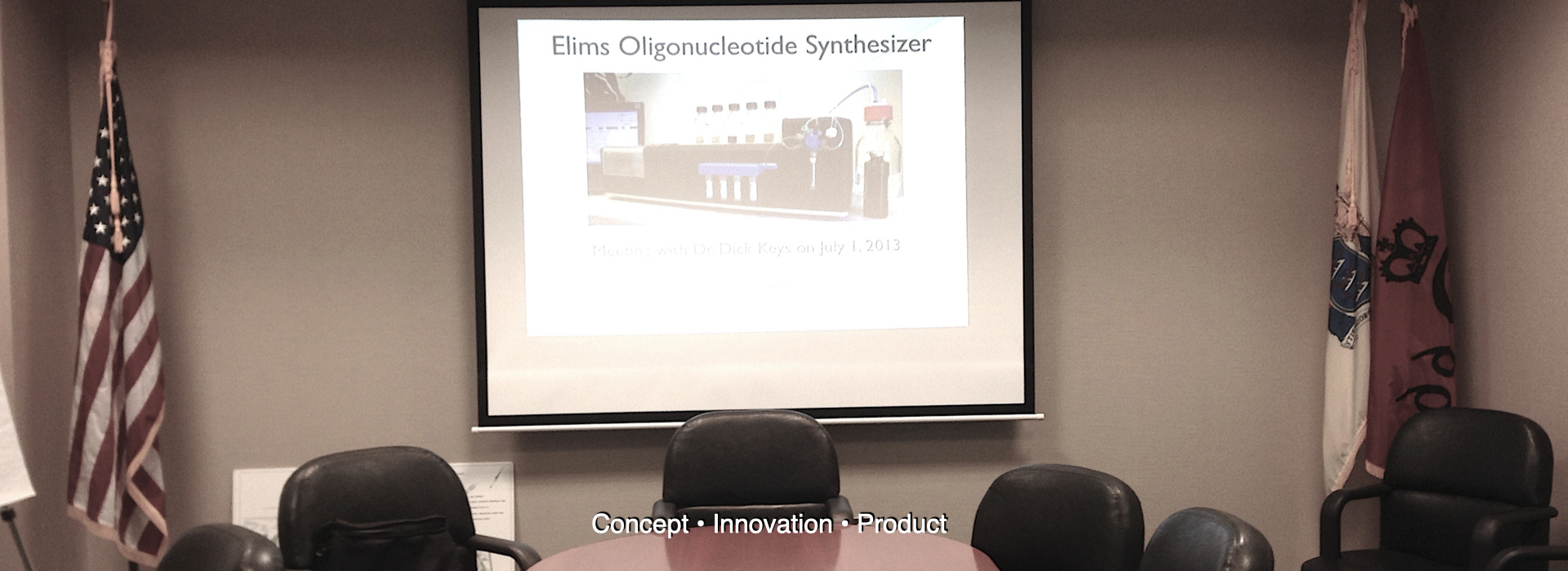 Meeting Room presenting oligo synthesis